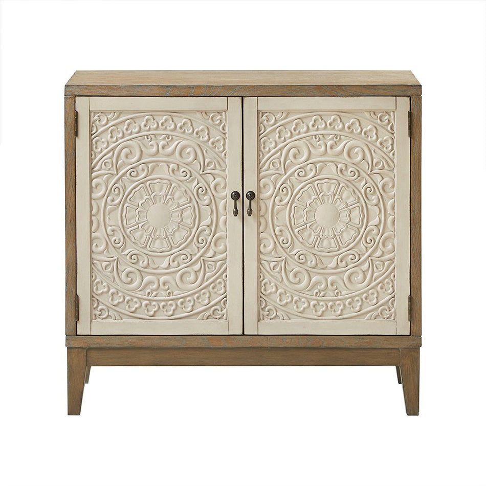 Cowley Accent Chest - Reclaimed Walnut / Antique Cream