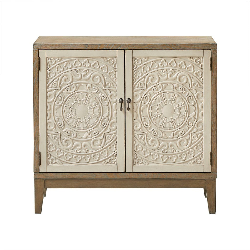 Cowley Accent Chest - Reclaimed Walnut / Antique Cream