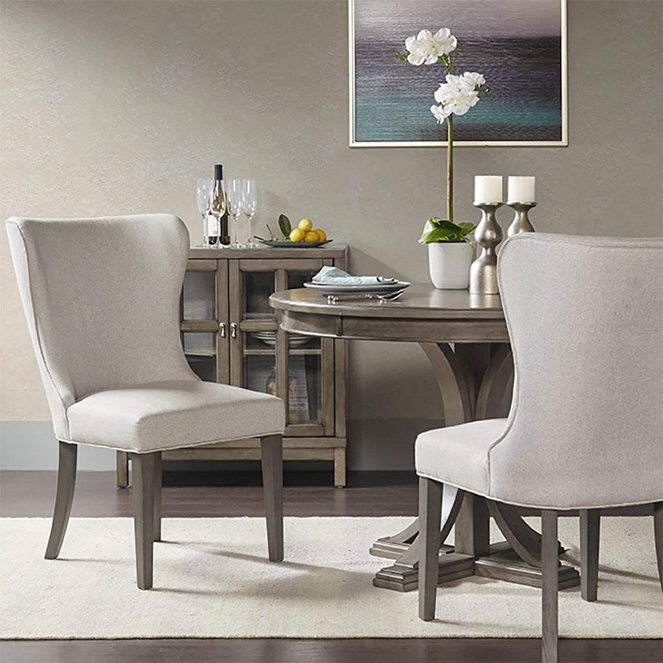 Madison Park Signature Helena Dining Side Chair - Cream / Grey