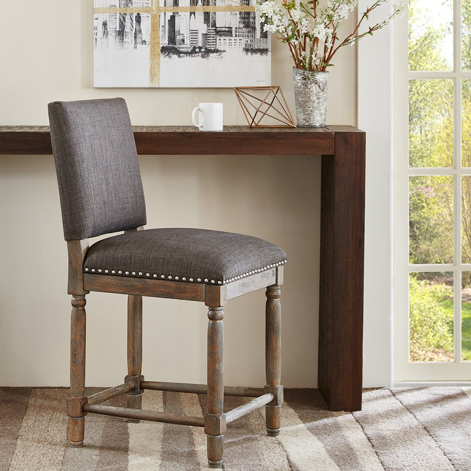 Madison Park Cirque Counter Stool - Grey