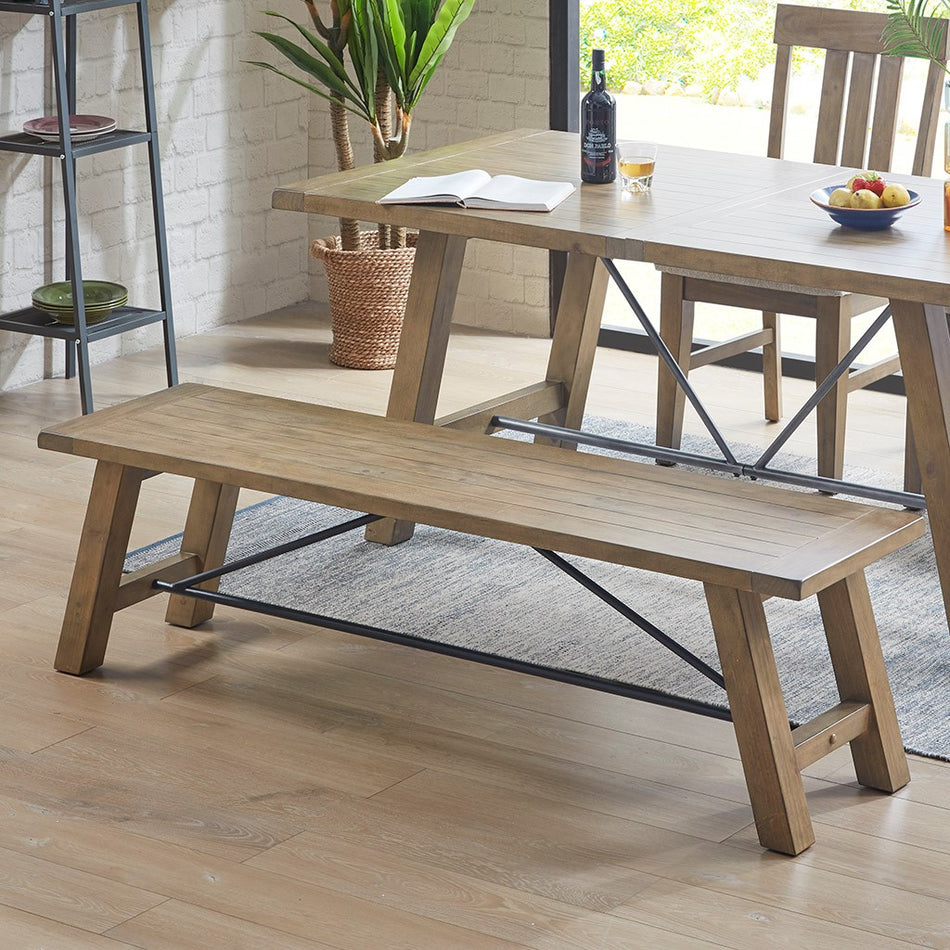 INK+IVY Sonoma Dining Bench - Reclaimed Grey 