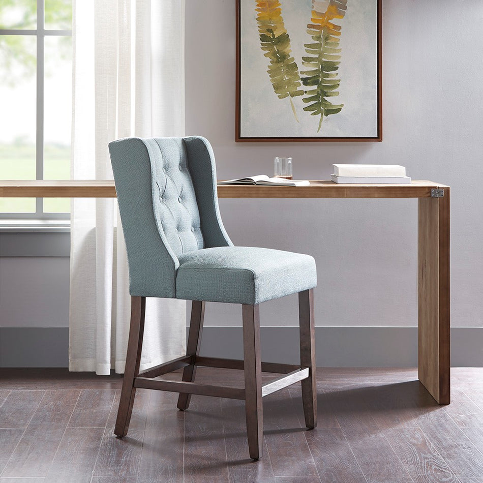 Madison Park Cleo Counter Stool - Blue