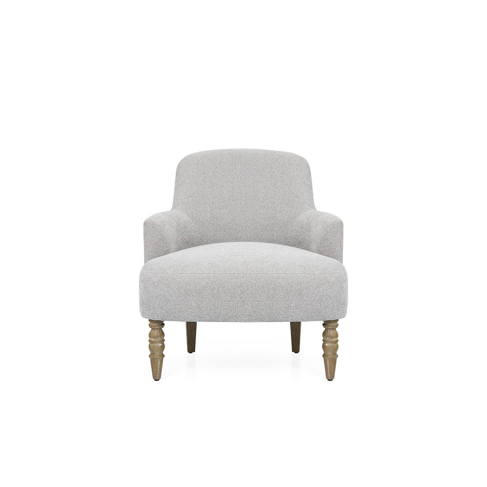 Jada Upholstered Accent Chair - Light Grey