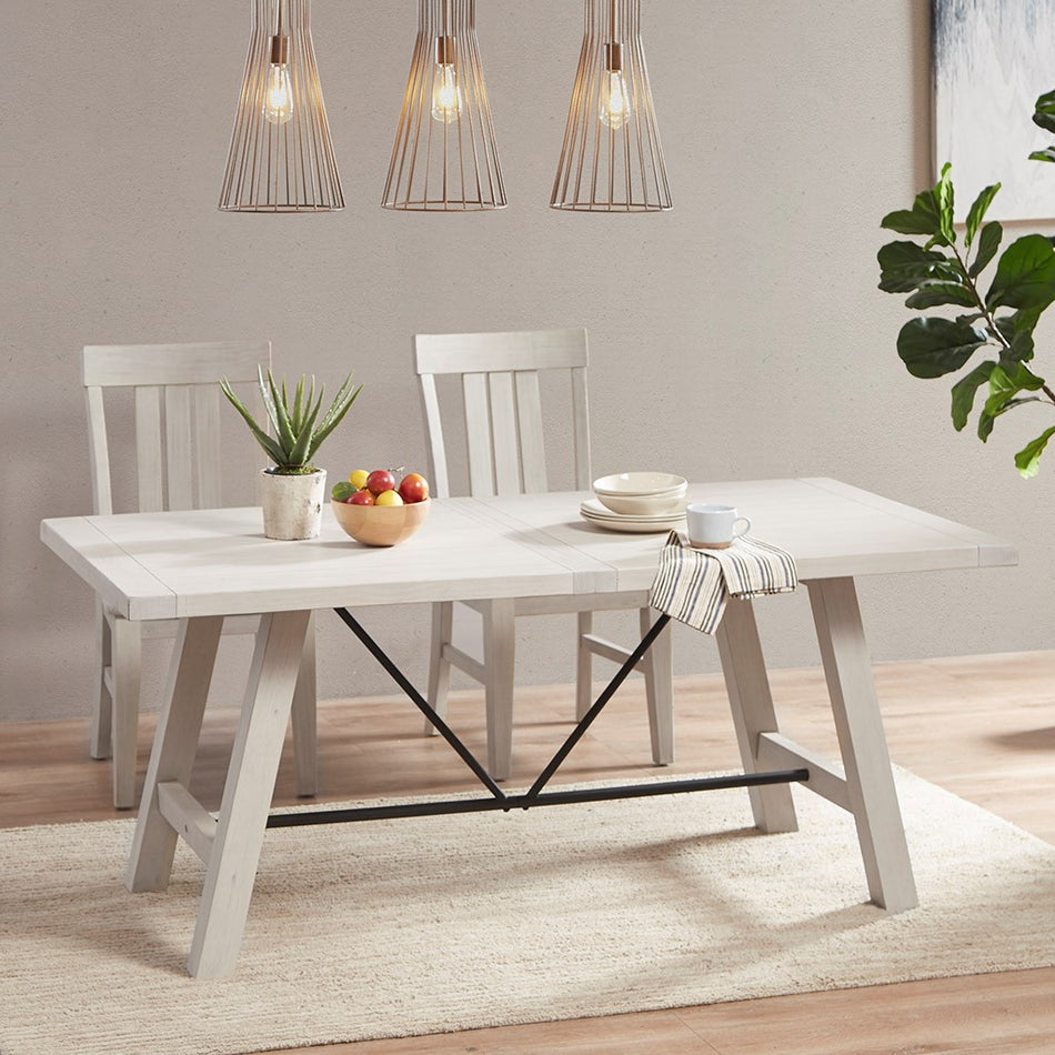 INK+IVY Sonoma Dining Table - Reclaimed White 