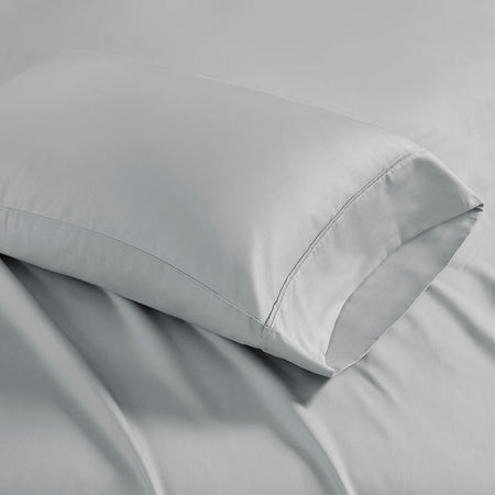 Madison Park 1500 Thread Count Cotton Blend 2 PC Pillowcases - Grey - Standard Size