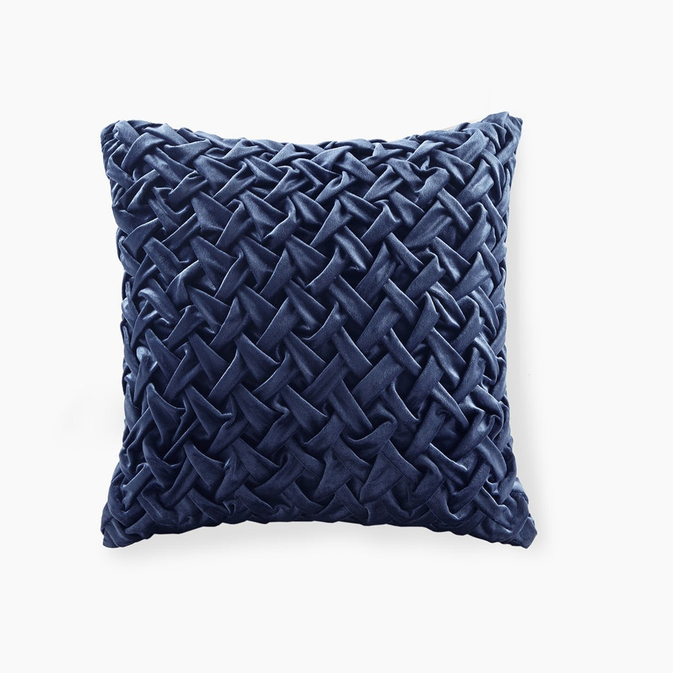 Croscill Classics Winchester Square Decor Pillow - Navy  - 20x20" Shop Online & Save - ExpressHomeDirect.com