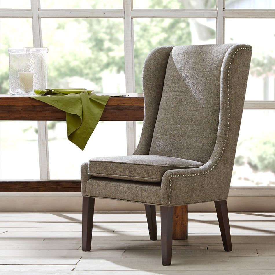 Madison Park Garbo Captains Dining Chair - Grey 