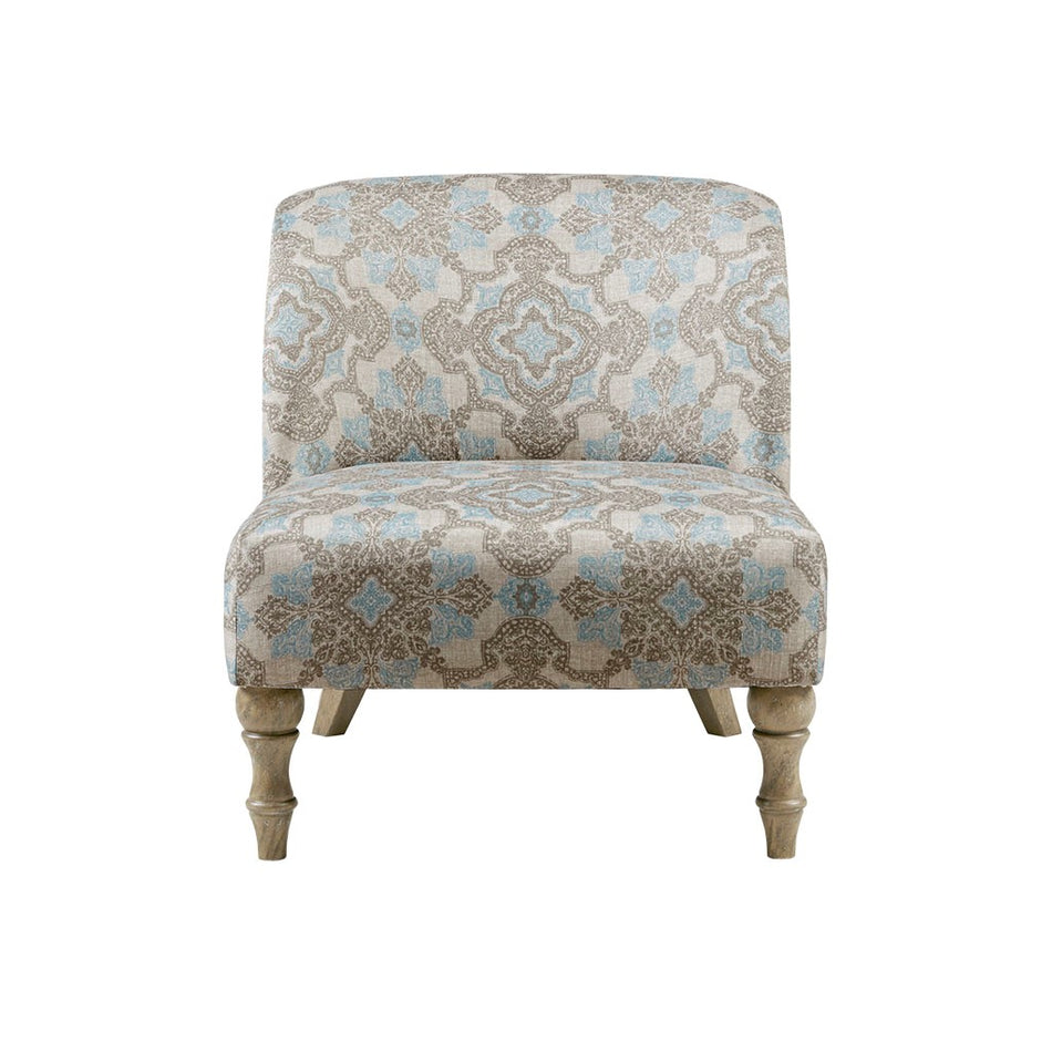 Maribelle Accent Chair - Beige / Blue