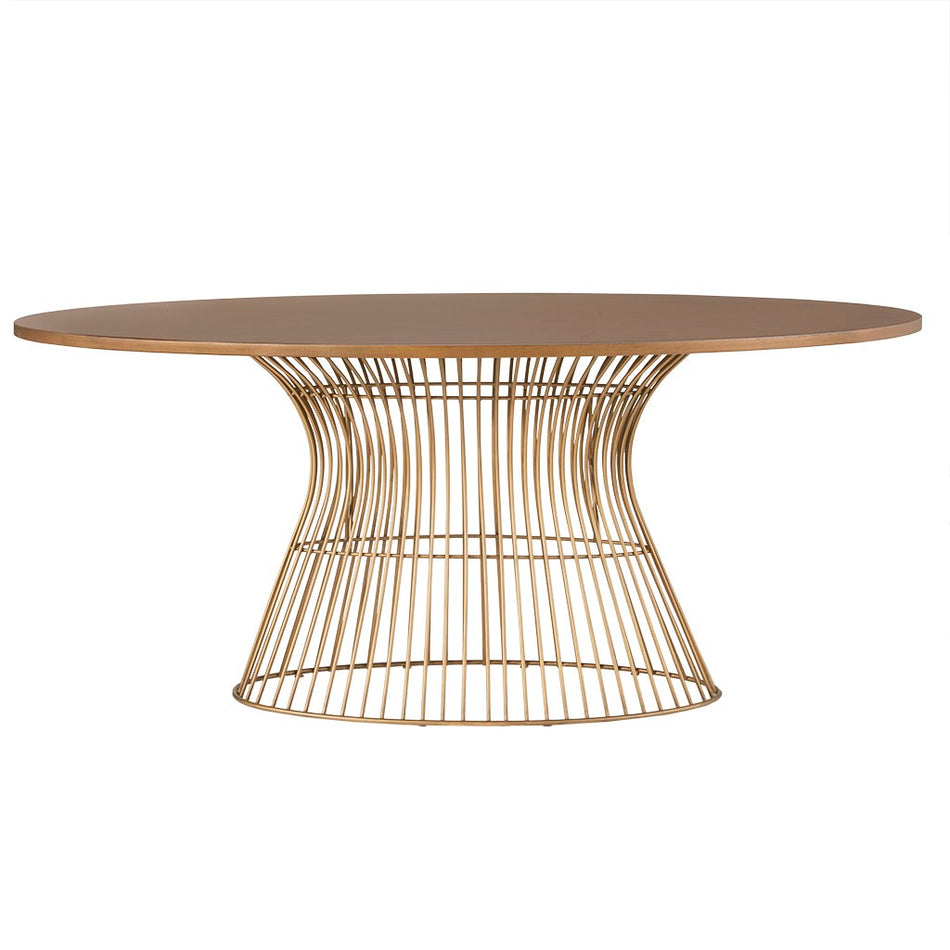 Mercer Oval Dining Table - Bronze
