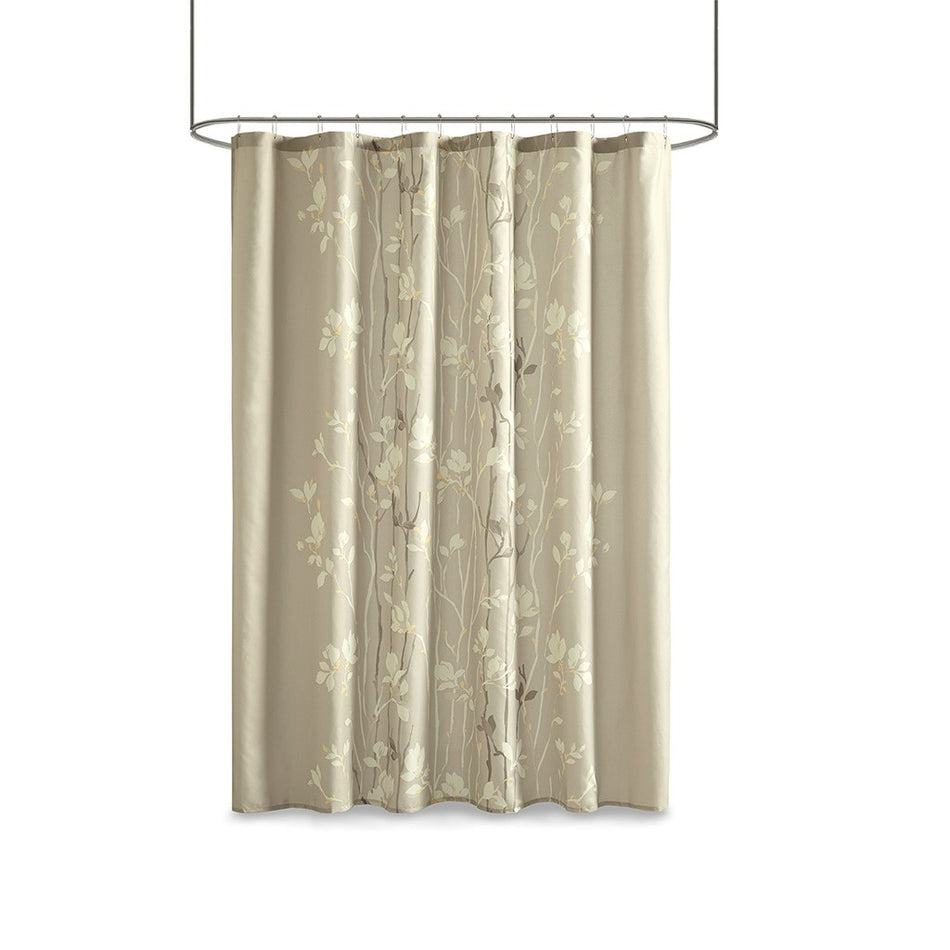 Vaughn Shower Curtain - Taupe - 72x72"