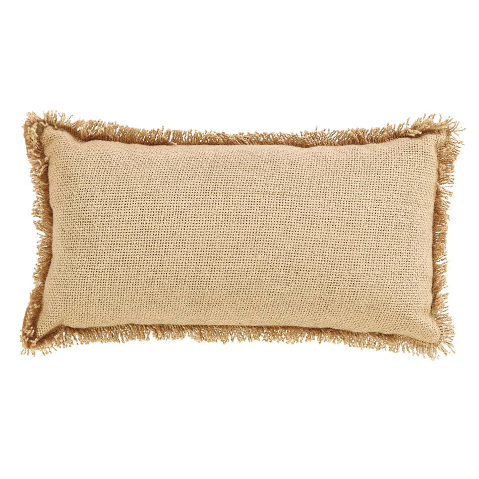 Seasons Crest Snowflake Burlap Natural Pillow If Kisses..Snowflakes Set of 2 7x13 By VHC Brands