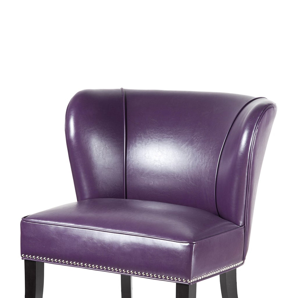 Hilton Armless Accent Chair - Purple