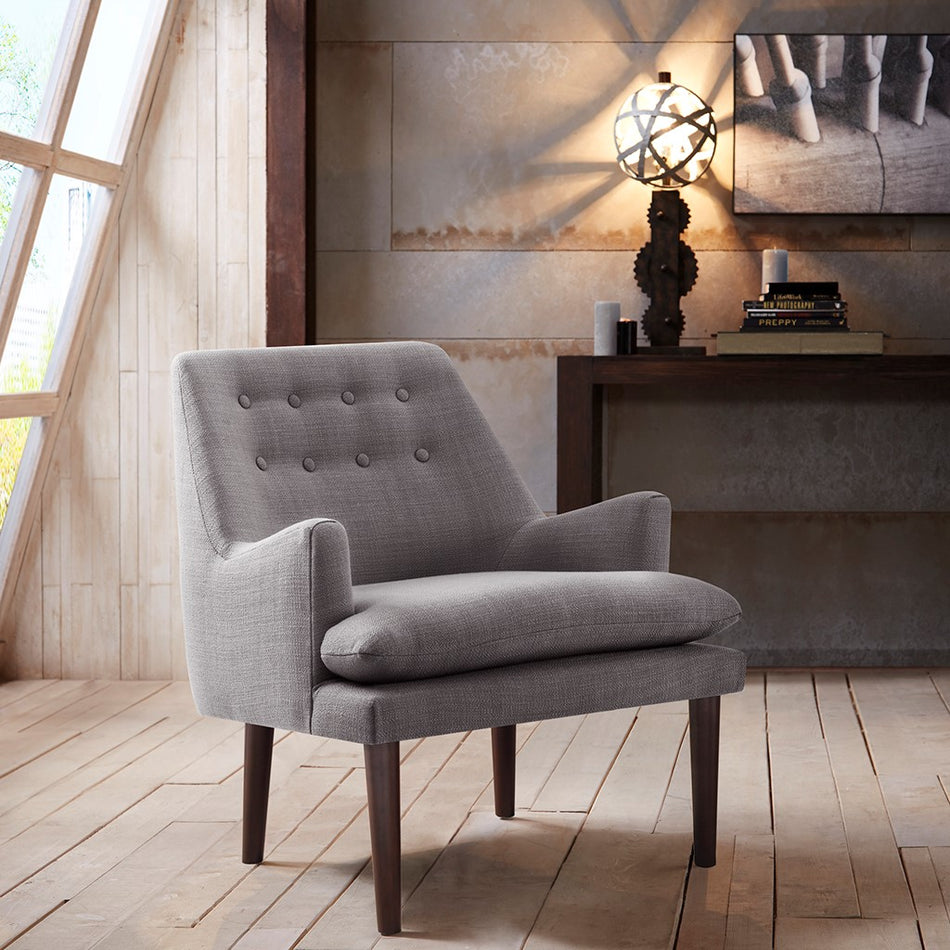 Madison Park Taylor Mid-Century Accent Chair - Grey 
