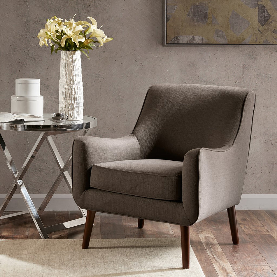 Madison Park Oxford Mid-Century Accent Chair - Grey 