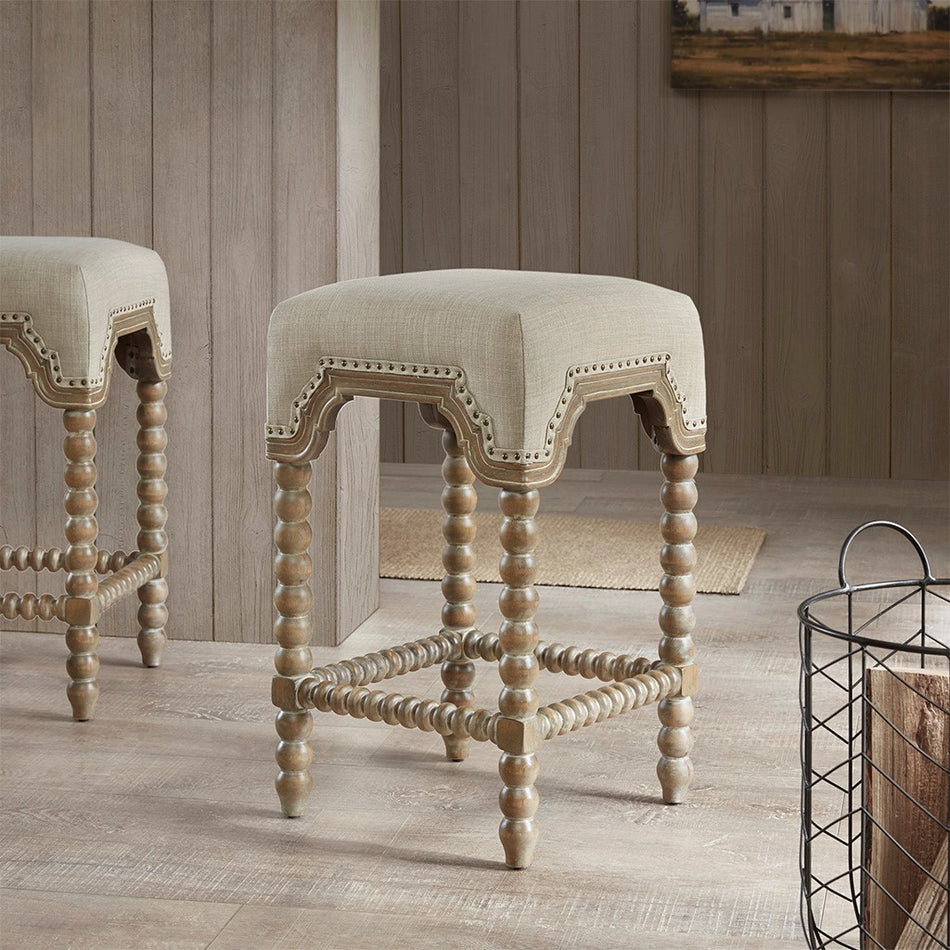 Madison Park Christine Counterstool - Light Grey