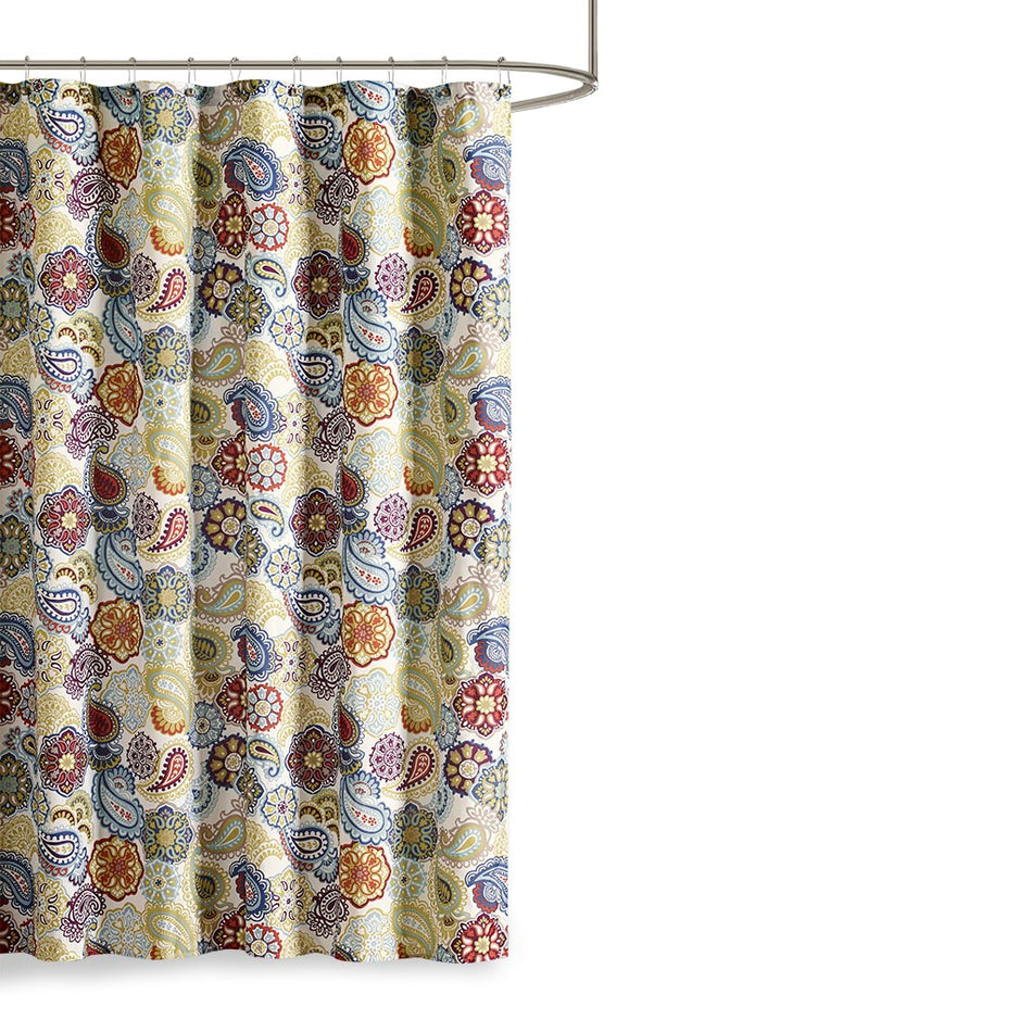Tamil Shower Curtain - Multicolor - 72x72"