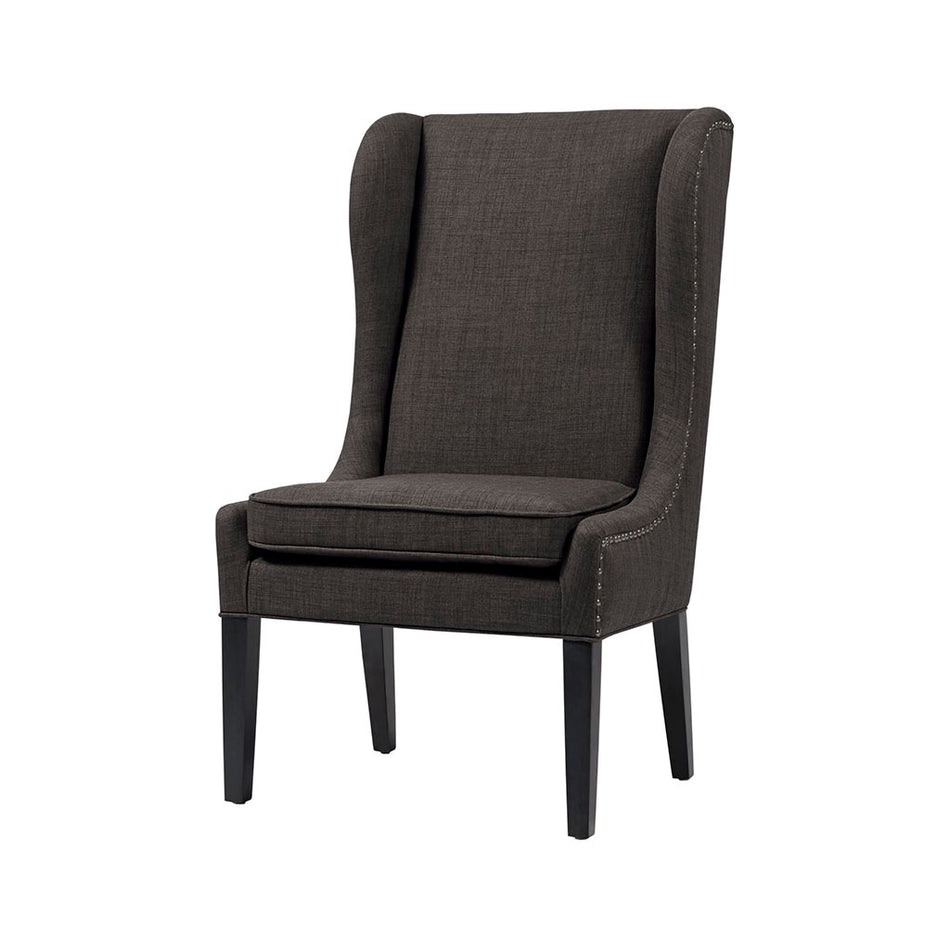 Garbo Captains Dining Chair - Charcoal