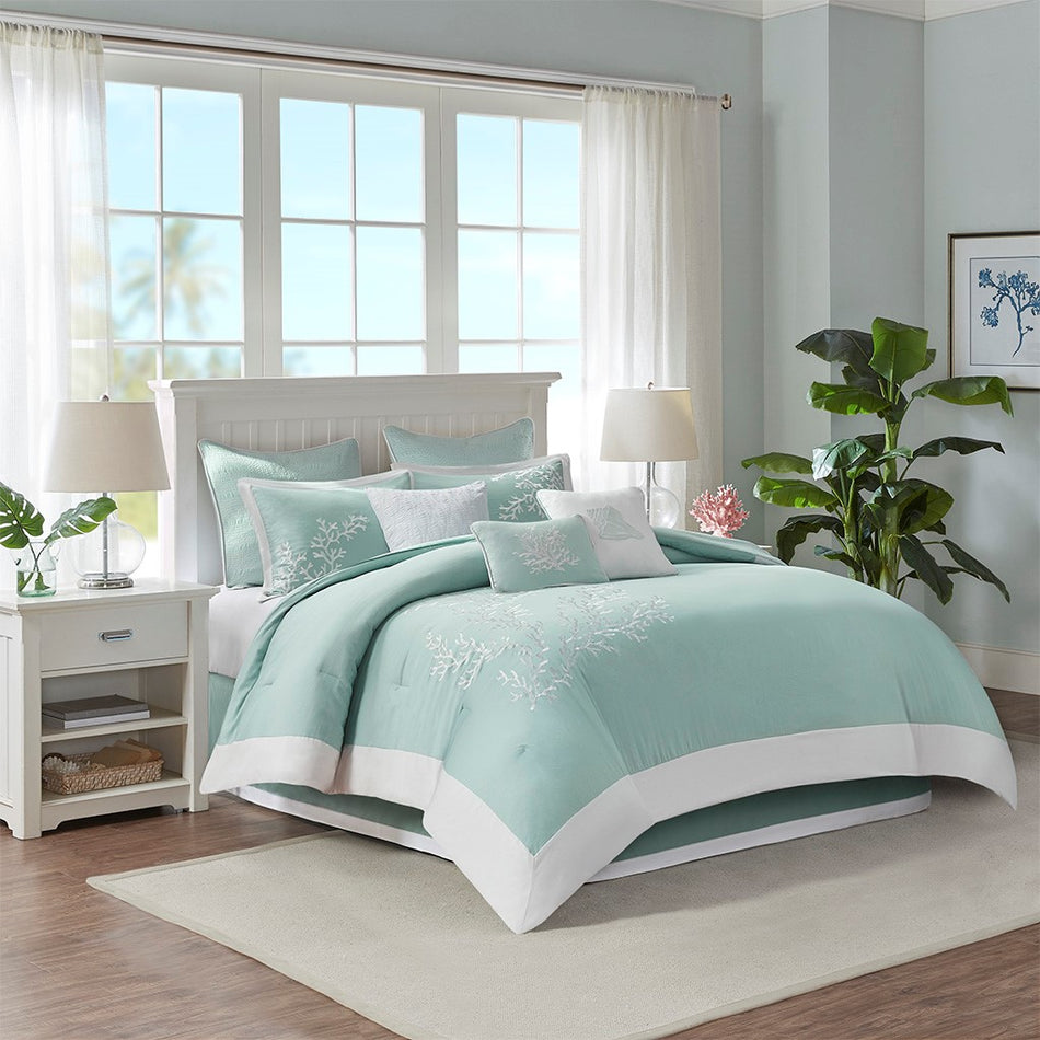 Harbor House Coastline Comforter Set - Aqua - King Size
