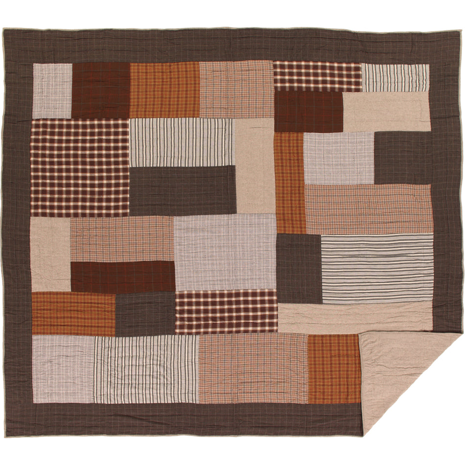 Oak & Asher Rory King Quilt 105Wx95L By VHC Brands