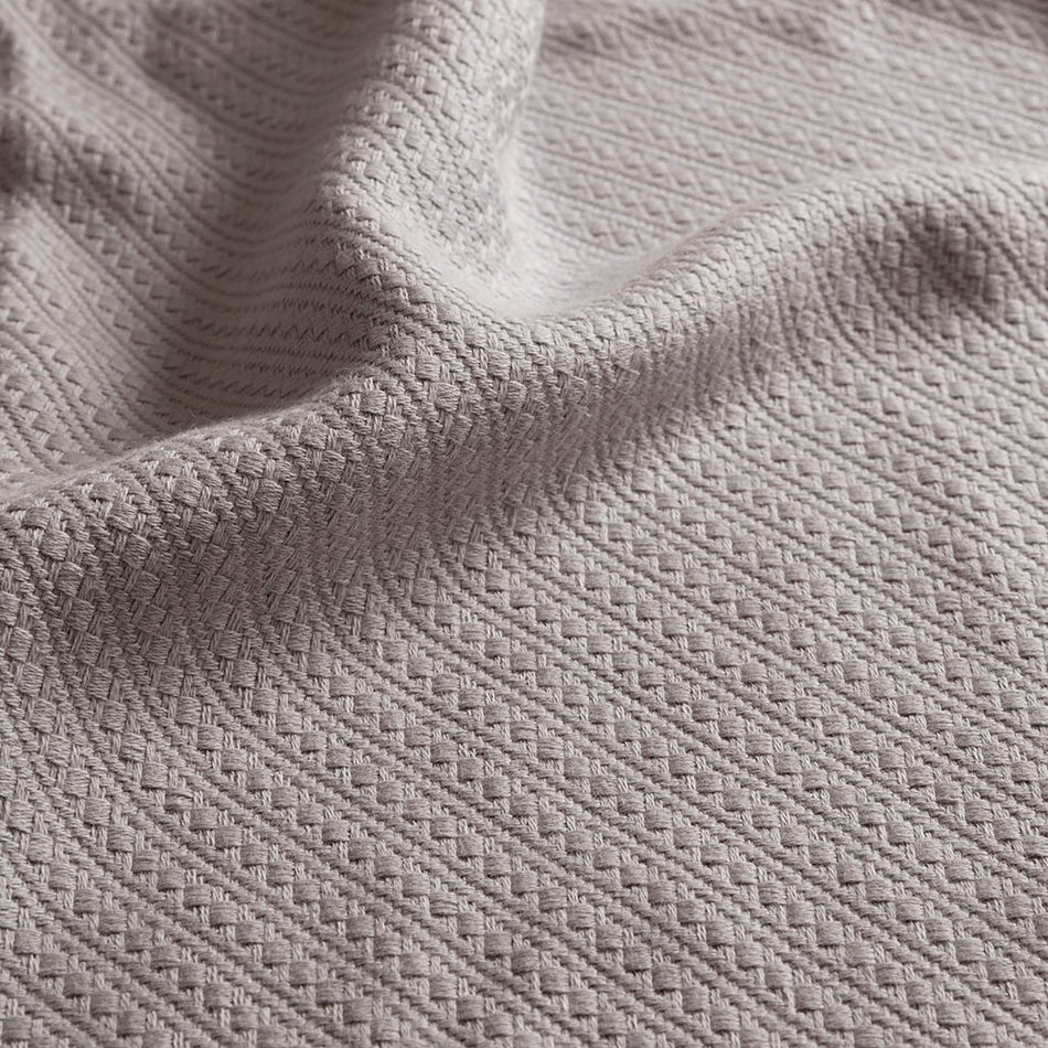 Liquid Cotton Blanket - Grey - Full Size / Queen Size