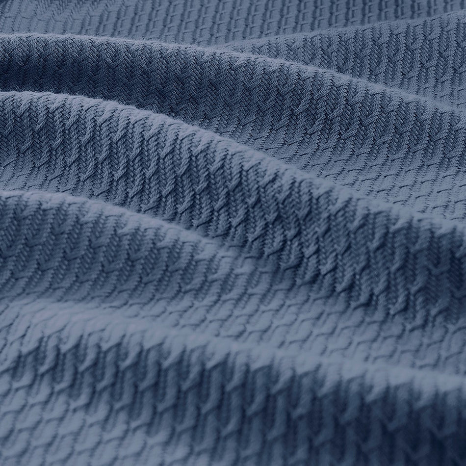 Egyptian Cotton Blanket - Blue - Twin Size