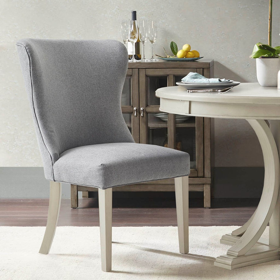 Madison Park Signature Helena Dining Side Chair - Light Grey