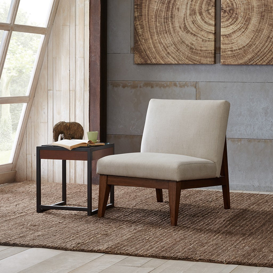 Madison Park Josefine Spindle Accent Armchair with Removable Back Pillow - TBD