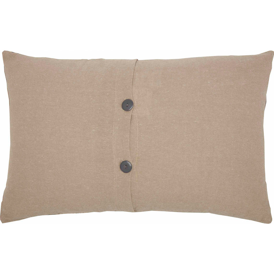 April & Olive Sawyer Mill Charcoal Family Pillow 14x22 By VHC Brands