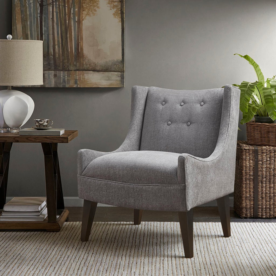 Madison Park Malabar Accent Chair - Gray