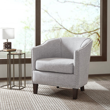 Madison Park Fremont Barrel Arm Chair - Cream