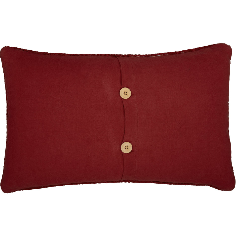 Oak & Asher Wyatt Bear Hooked Pillow 14x22 By VHC Brands