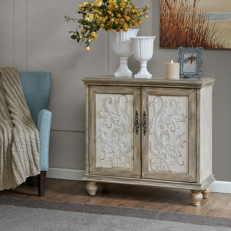 Madison Park Driscoll 2-Door Cabinet - Reclaimed Natural