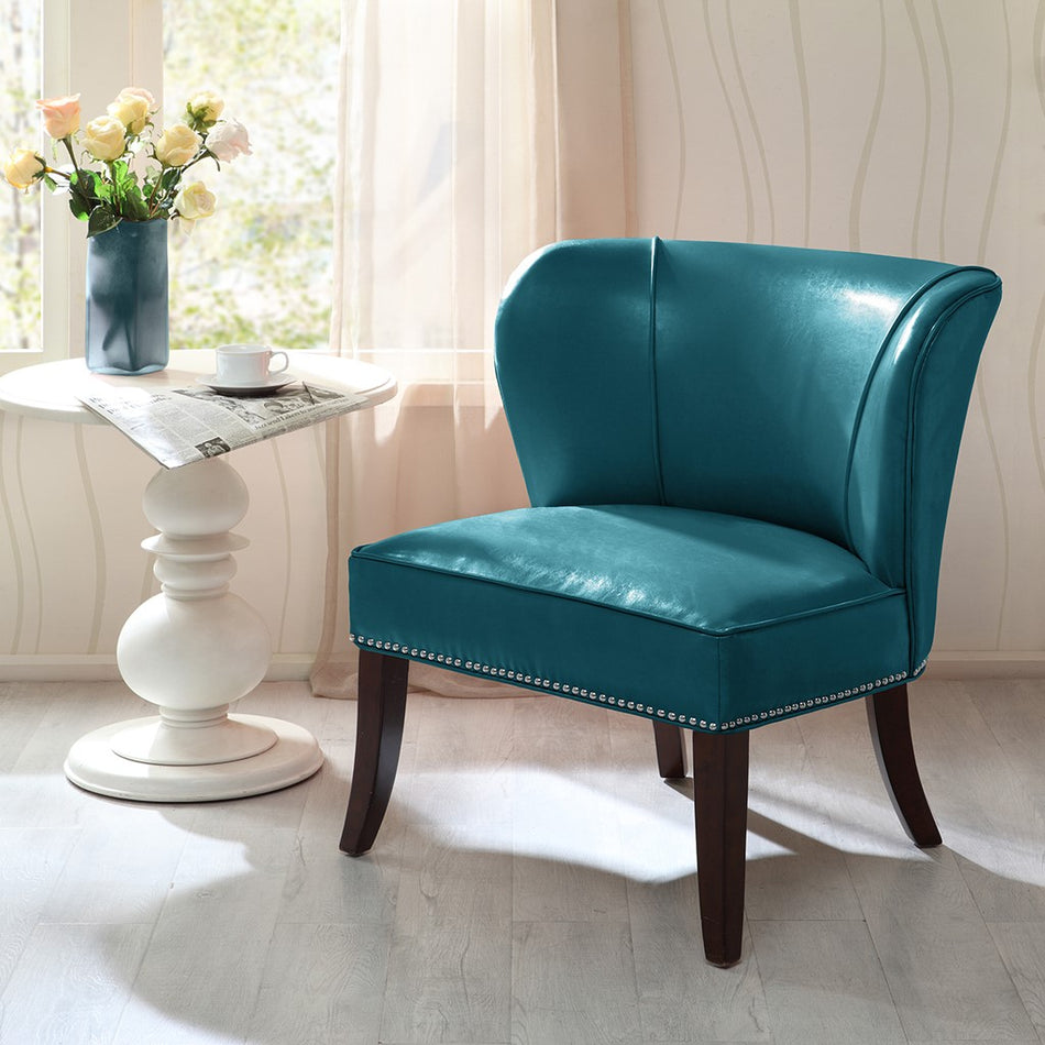 Madison Park Hilton Armless Accent Chair - Blue
