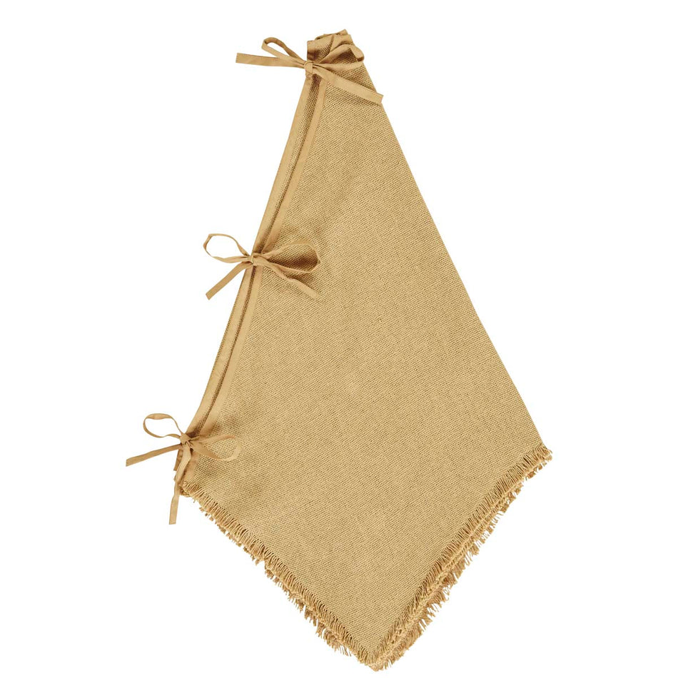 Seasons Crest Burlap Natural Tree Skirt 48 By VHC Brands