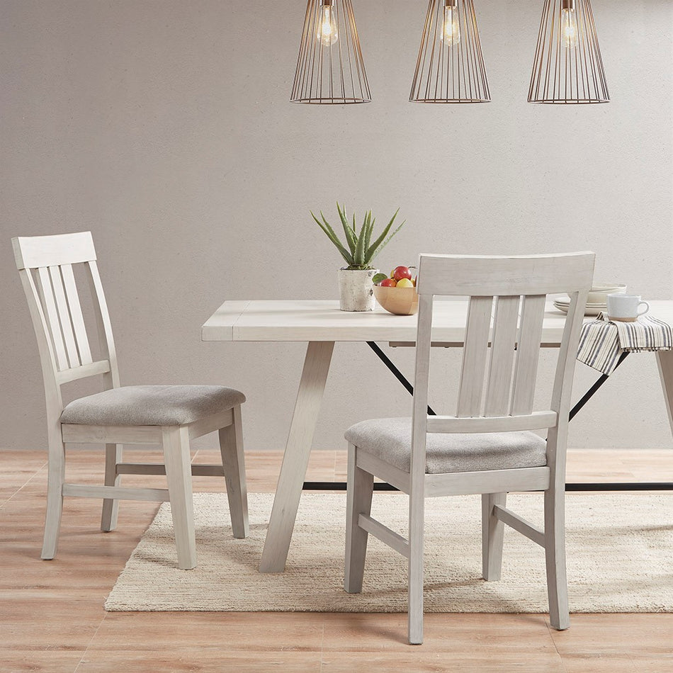 INK+IVY Sonoma Dining Side Chair(Set of 2pcs) - Reclaimed White 