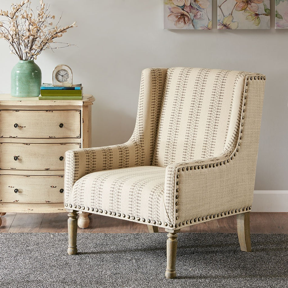 Madison Park Simmons Accent Chair - Tan / Natural