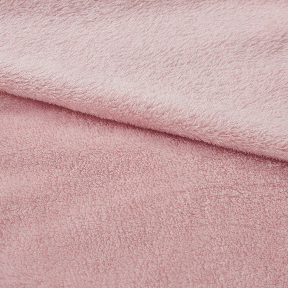 Antimicrobial Plush Blanket - Blush - Full Size / Queen Size