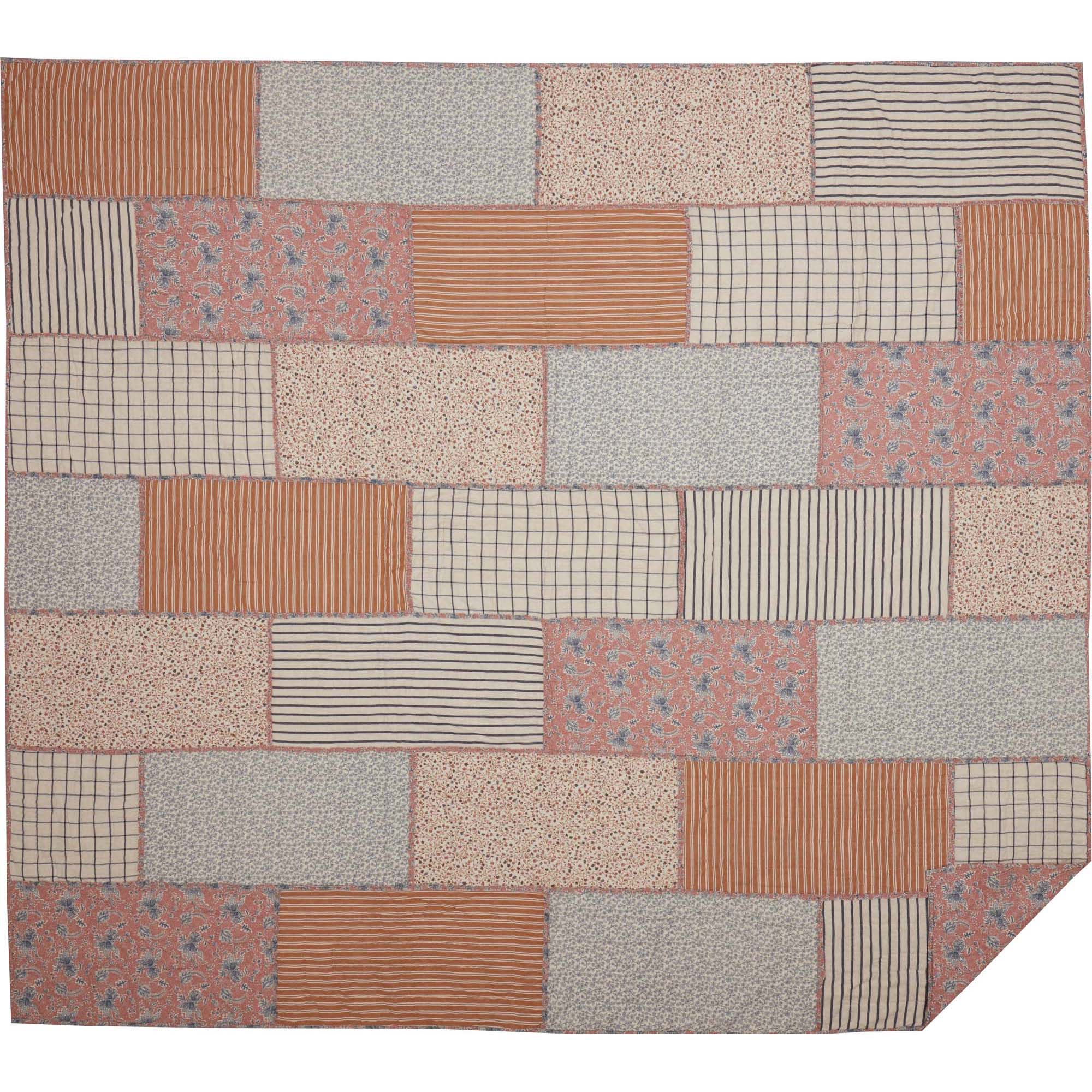 April & Olive Kaila King Quilt 105Wx95L By VHC Brands