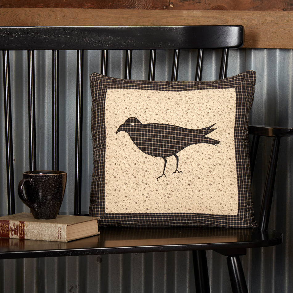 Kettle Grove Pillow Cover Crow 16x16