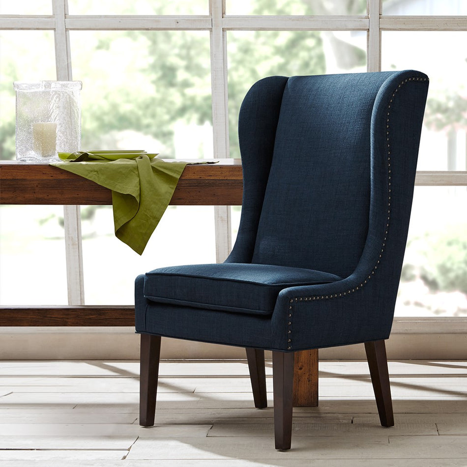 Madison Park Garbo Captains Dining Chair - Navy 