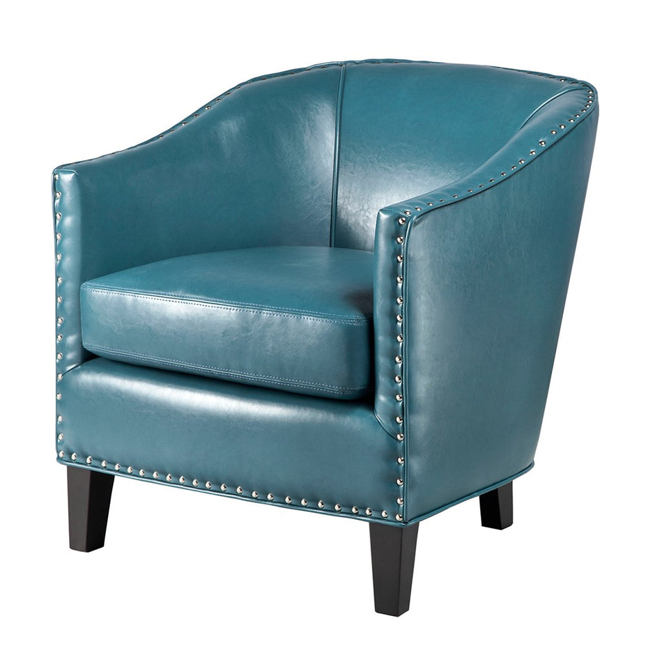 Fremont Barrel Arm Chair - Blue
