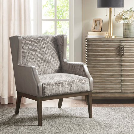 Madison Park Douglas Accent Chair - Cream / Taupe