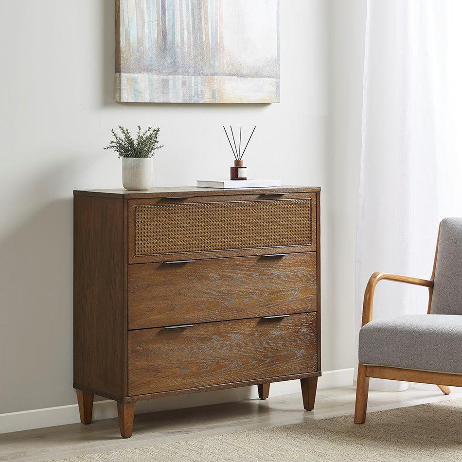 Madison Park Cali 3-Drawer Accent Chest - Natural