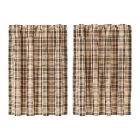 Mayflower Market Cider Mill Plaid Tier Set of 2 L36xW36 By VHC Brands