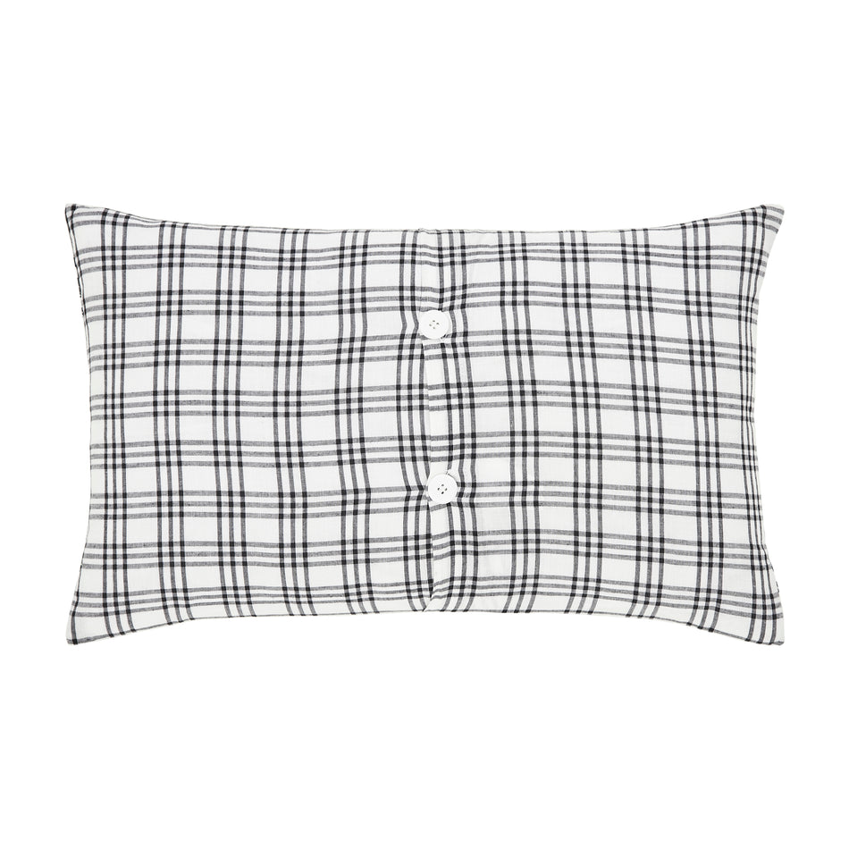 April & Olive Sawyer Mill Black Family Pillow 14x22 By VHC Brands