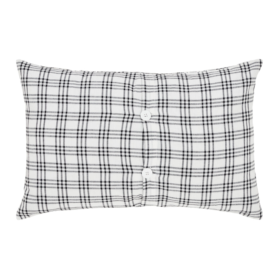 April & Olive Sawyer Mill Black Farmstead Pillow 14x22 By VHC Brands