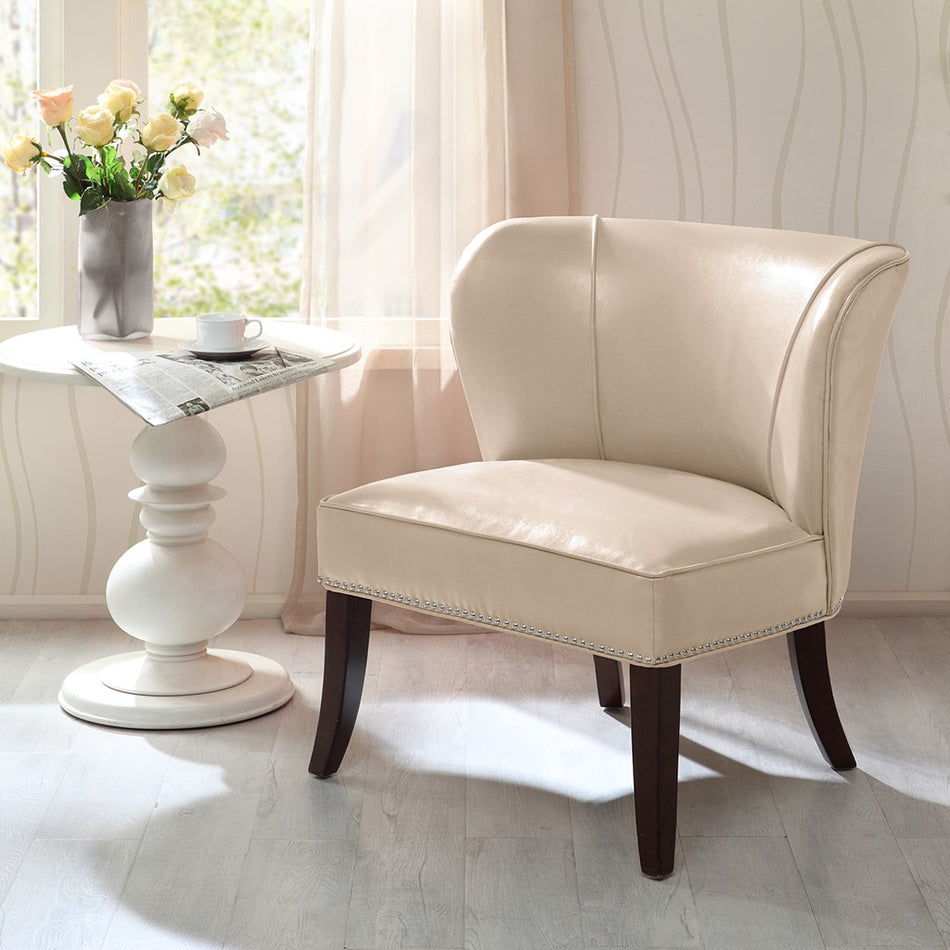 Madison Park Hilton Armless Accent Chair - Ivory