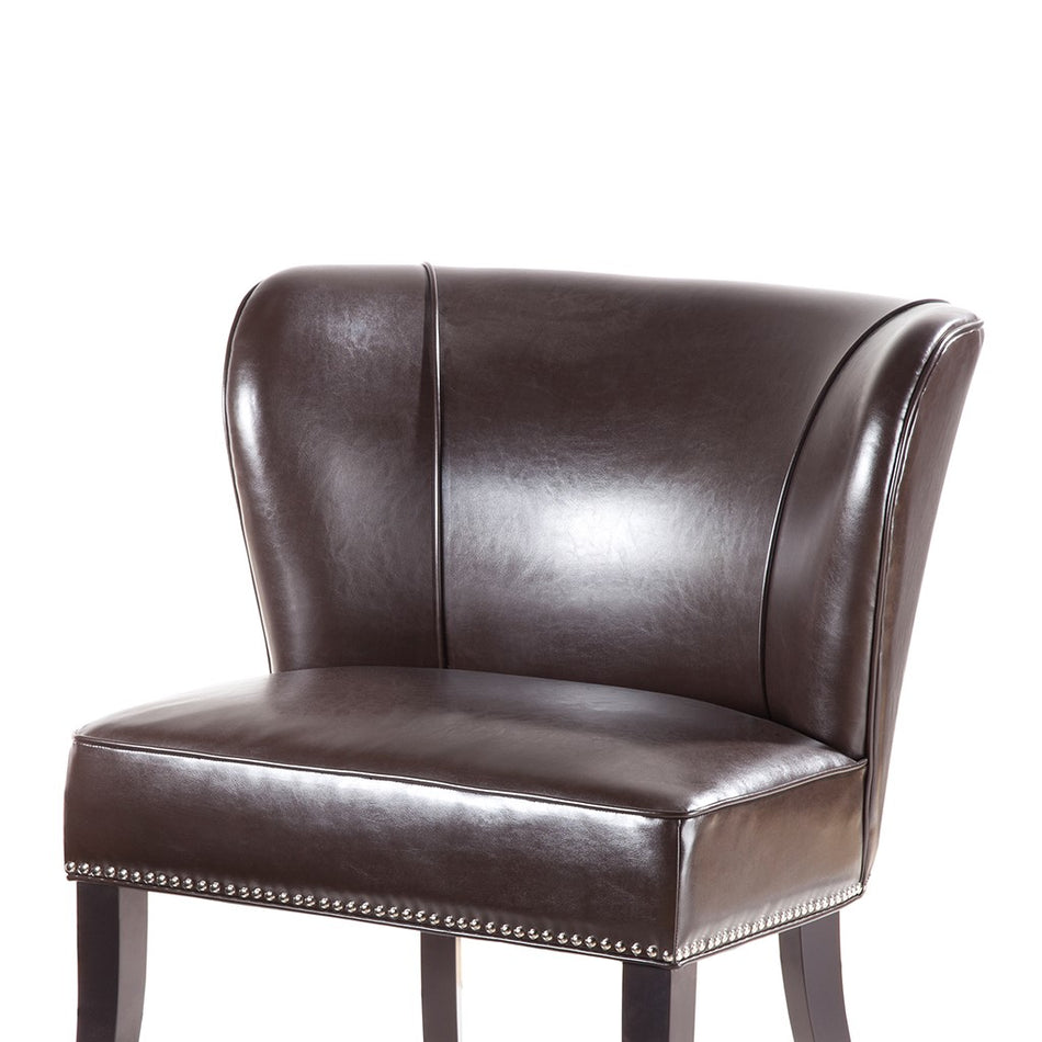 Hilton Armless Accent Chair - Brown
