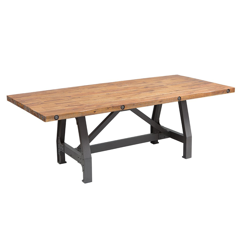 INK+IVY Lancaster Dining Table - Amber 