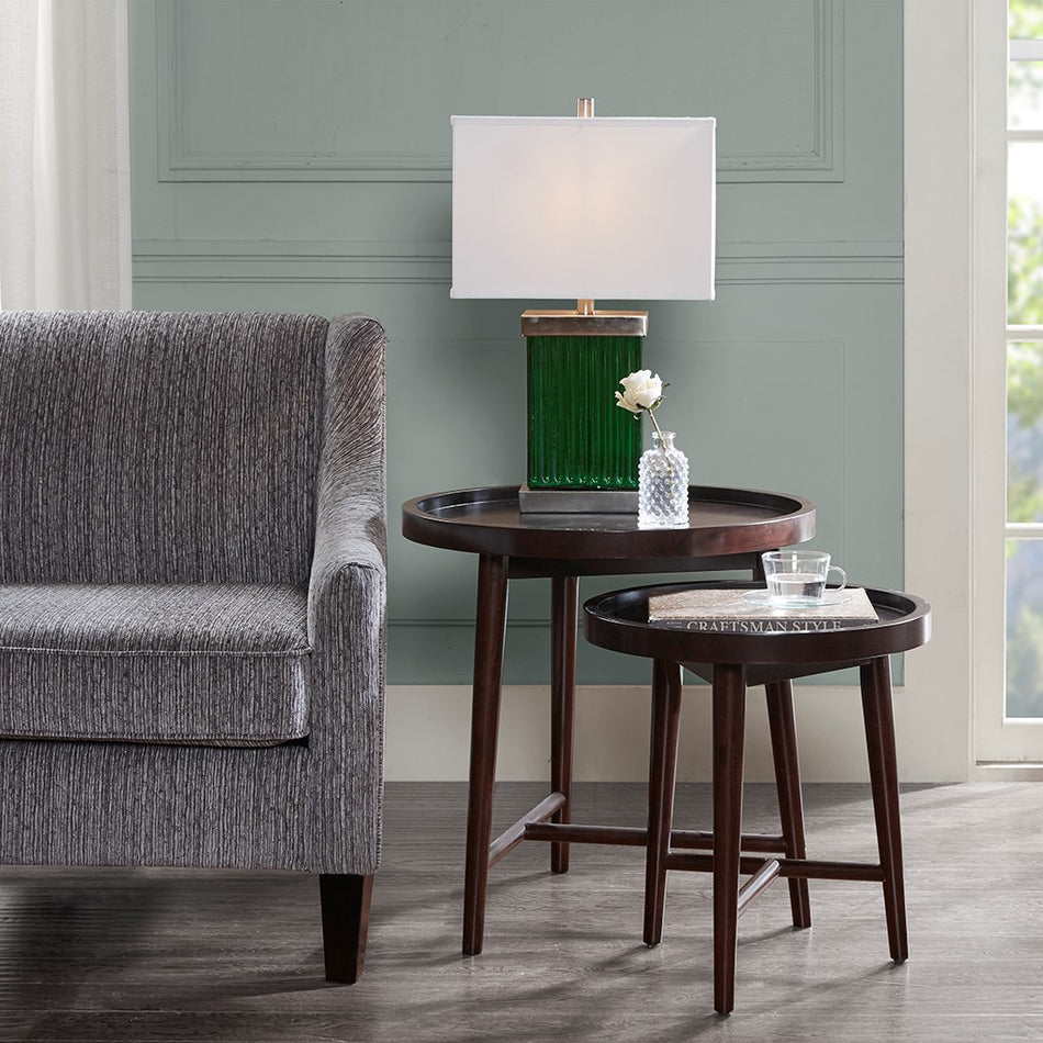 Madison Park Intersect Nesting Tables (Set of 2) - Ebony